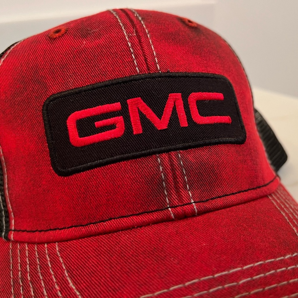 GMC Red Washed Cap - Picture 2 of 7